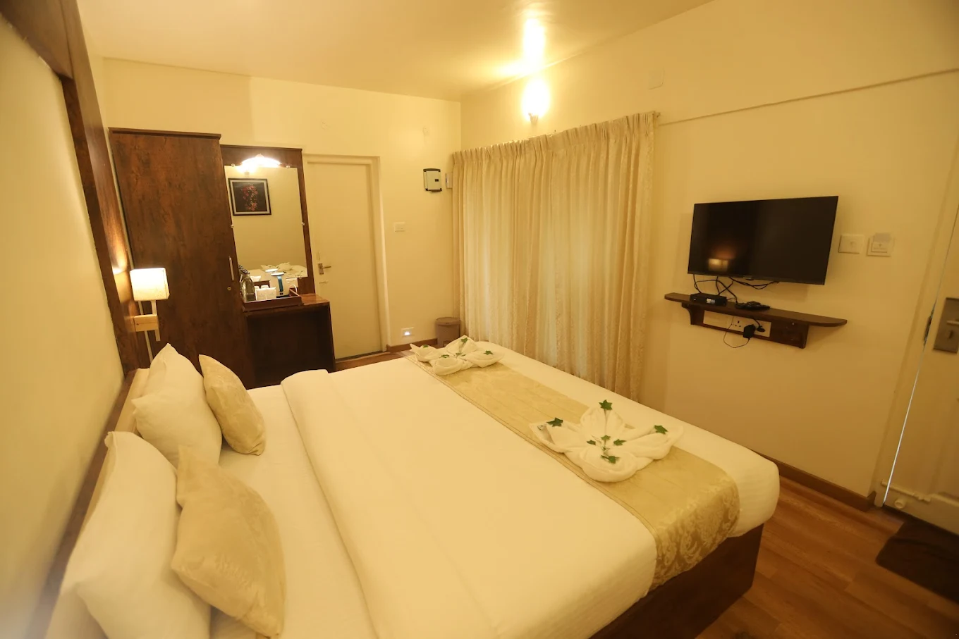 Cottage room interior at Delightz Inn, Ooty