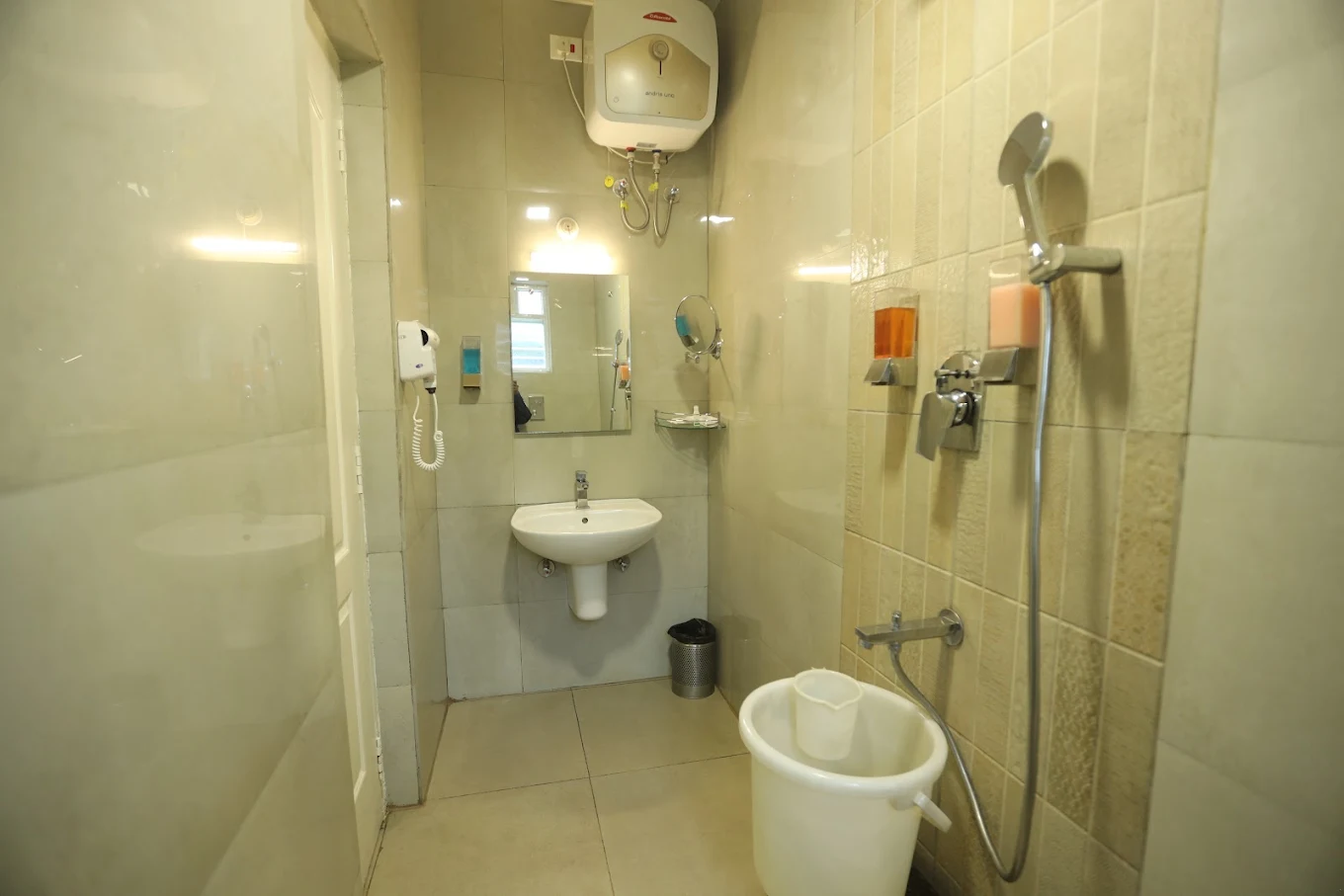 Washroom at Delightz Inn cottage, Ooty