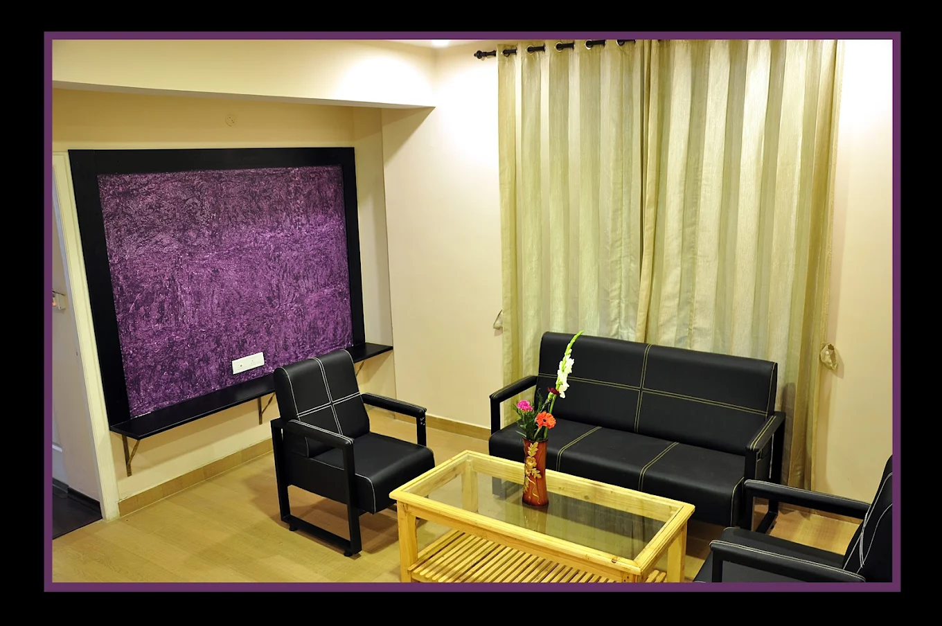 Common sit-out area at Hill Side Cottage, Ooty