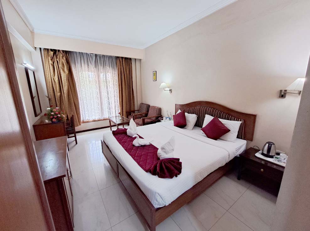 Deluxe room at Hotel Preethi Classic Towers in Ooty