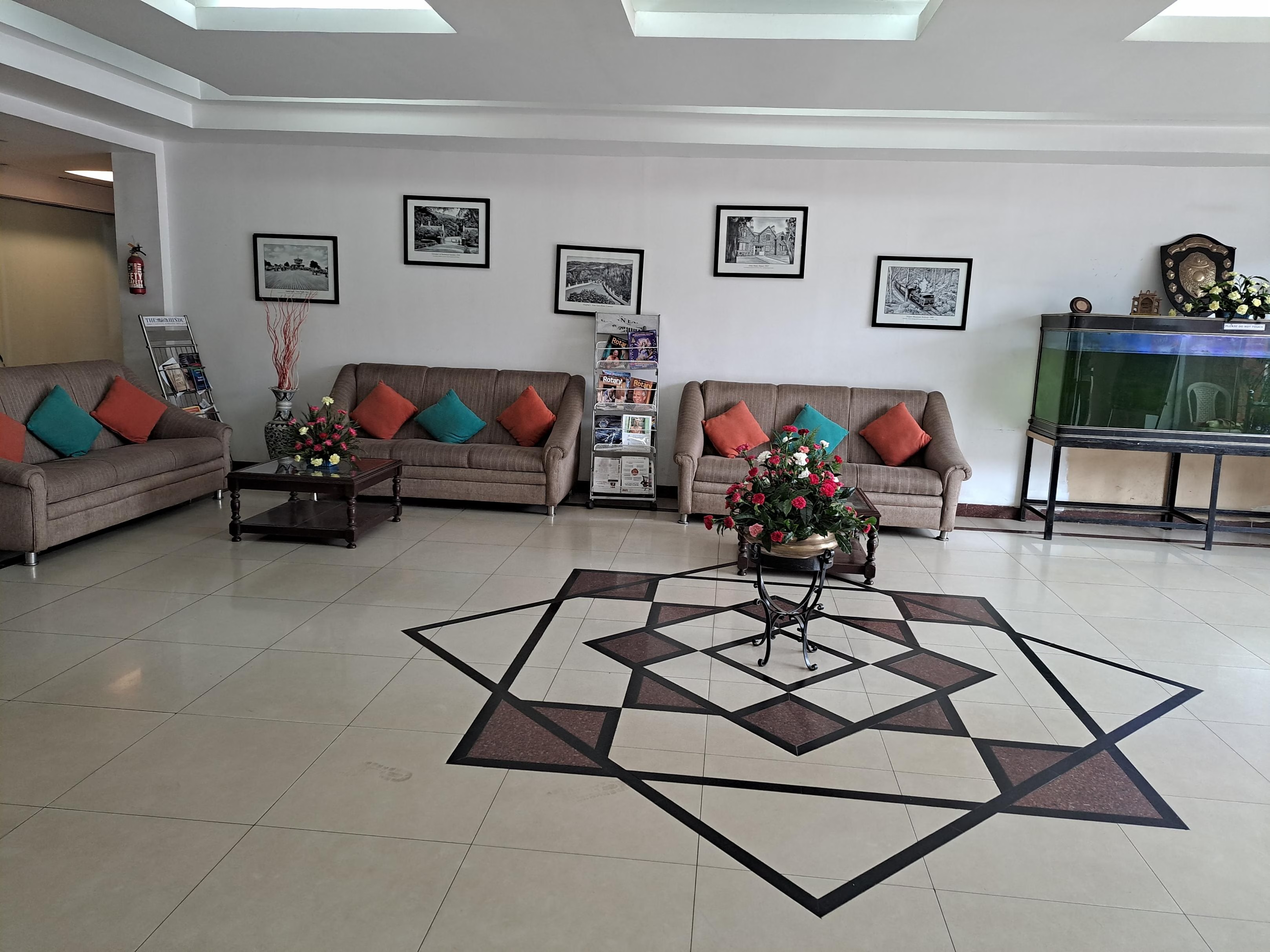 Reception counter at Preethi Classic Towers Ooty