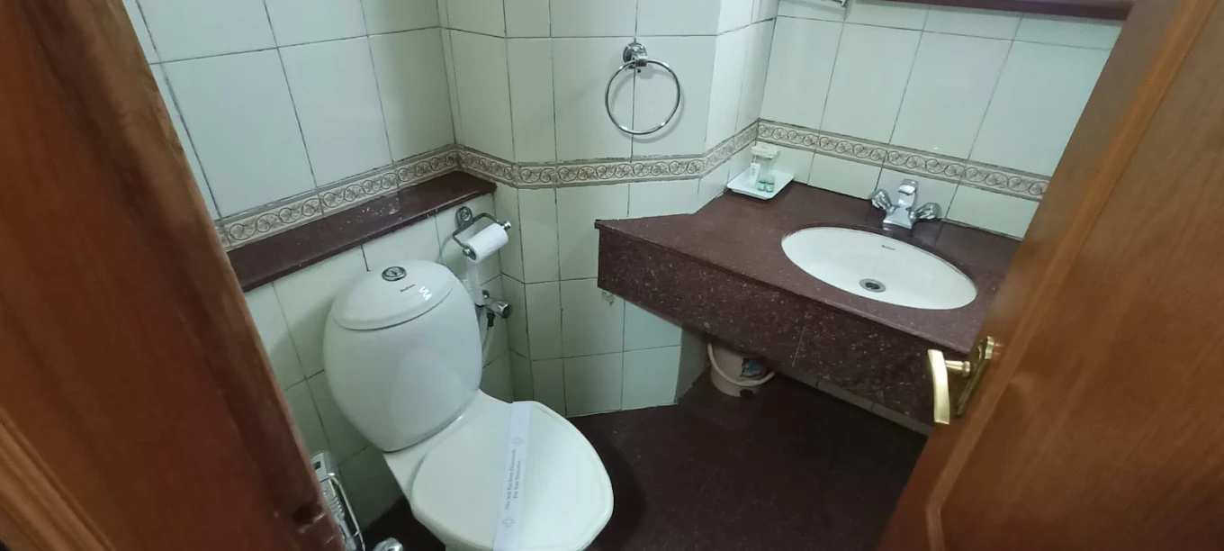 Bathroom fittings at Preethi Classic Towers, Ooty