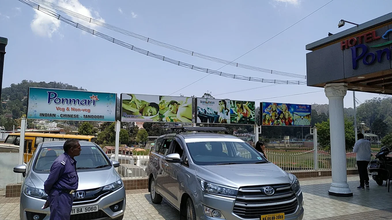 Vehicle parking space at Ponmari Residencyy Ooty