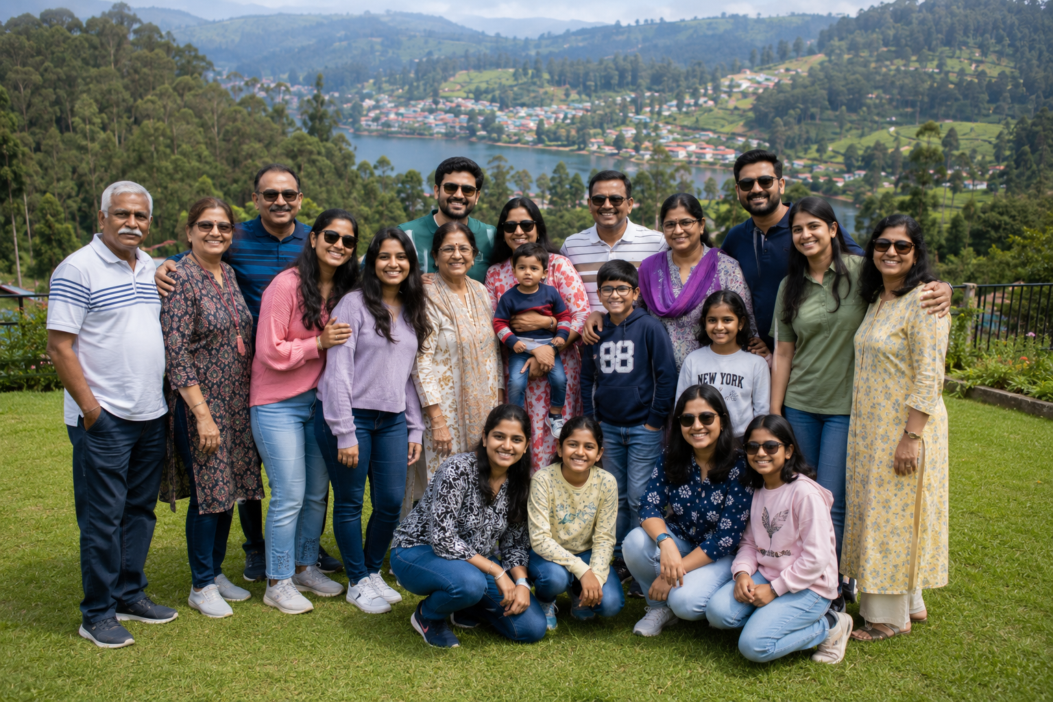 Family reunion holiday in Ooty
