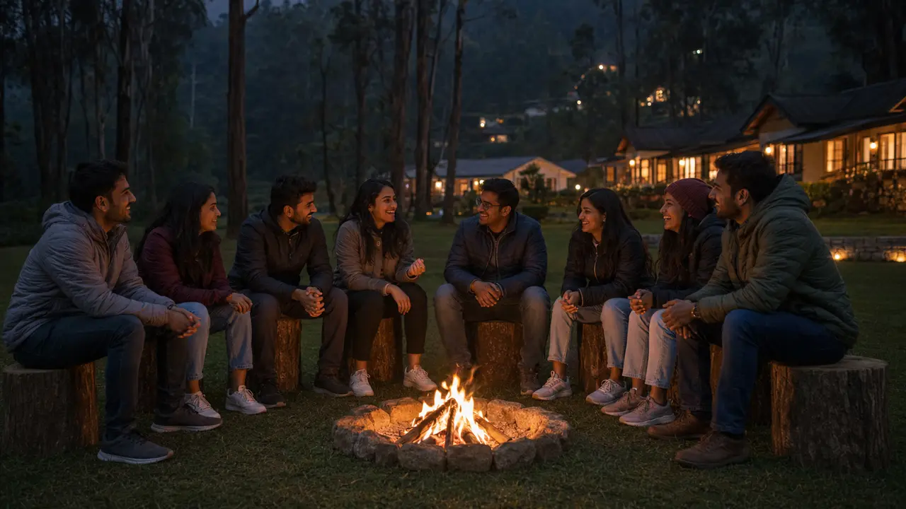 Campfire-friendly nature setting in Ooty subject to rules