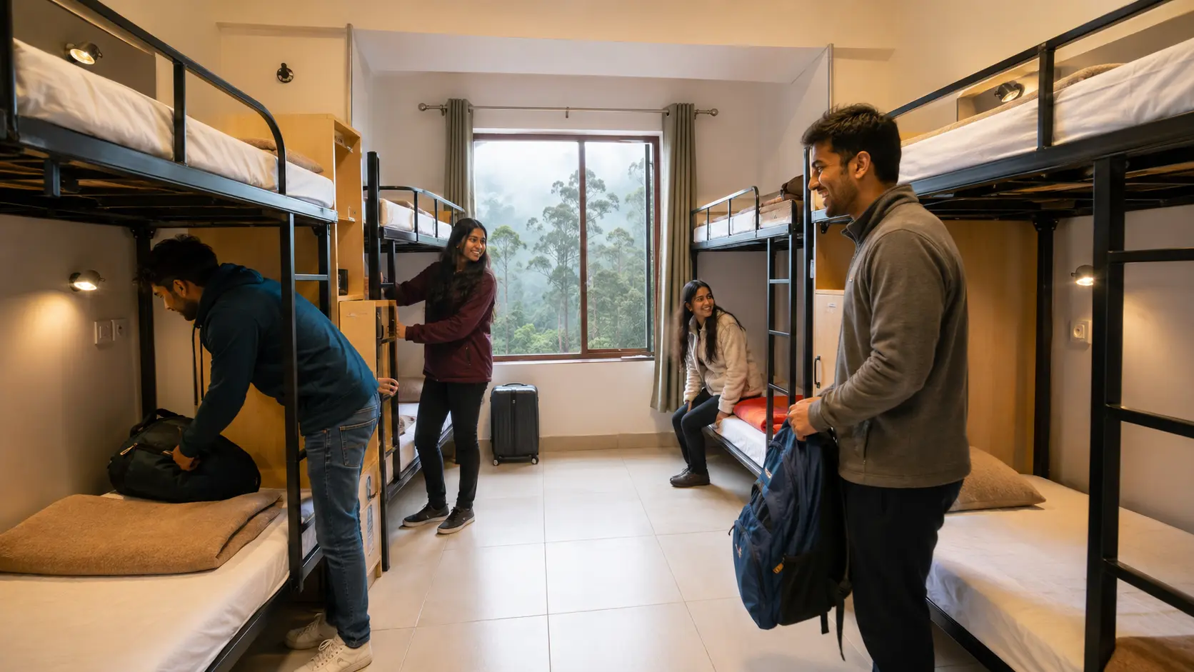Quiet Ooty nature setting for group accommodation planning