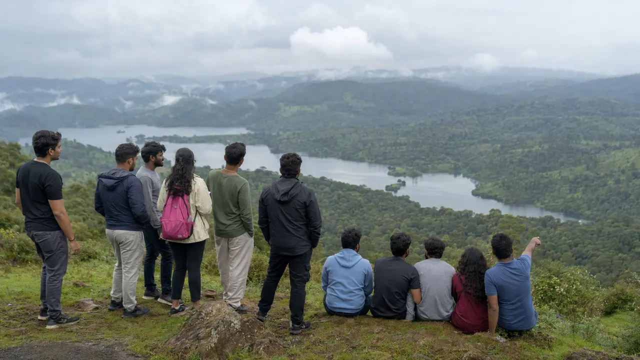 Avalanche side route for a longer Nilgiris group trip