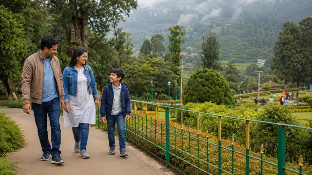 Ooty one-day sightseeing route through the Nilgiris