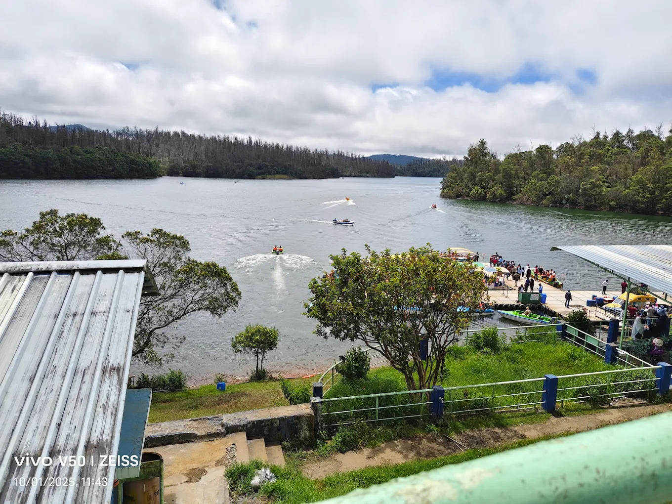 Pykara Lake & Boat House, near Ooty Pykara Lake Boat House near Ooty — motor and speed boating on wide reservoir