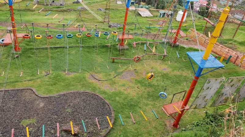 Eagles Dare Adventure Park in Ooty with valley view zipline and sky bridge